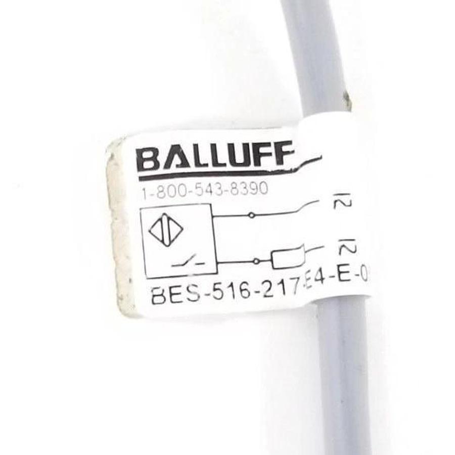 Used BALLUFF BES-516-217-E4-E-05 INDUCTIVE SENSOR 20-250VAC/DC 5-250mA Sn=15MM