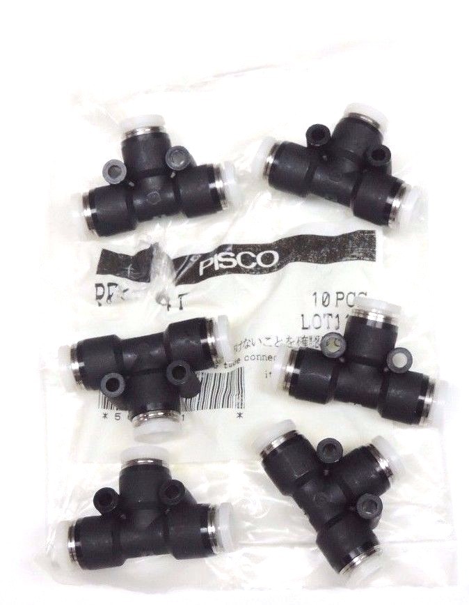 Used LOT OF 6 NIB PISCO TYPE: PE1/4 FITTINGS