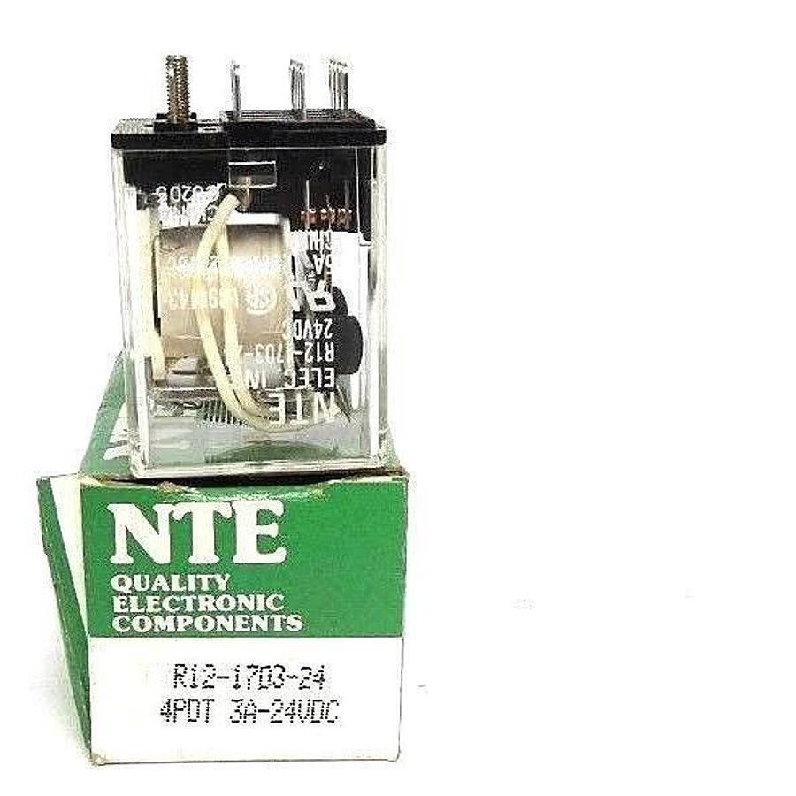 Used NIB NTE R12-1703-24 RELAY 3AMP-24VDC, R12170324