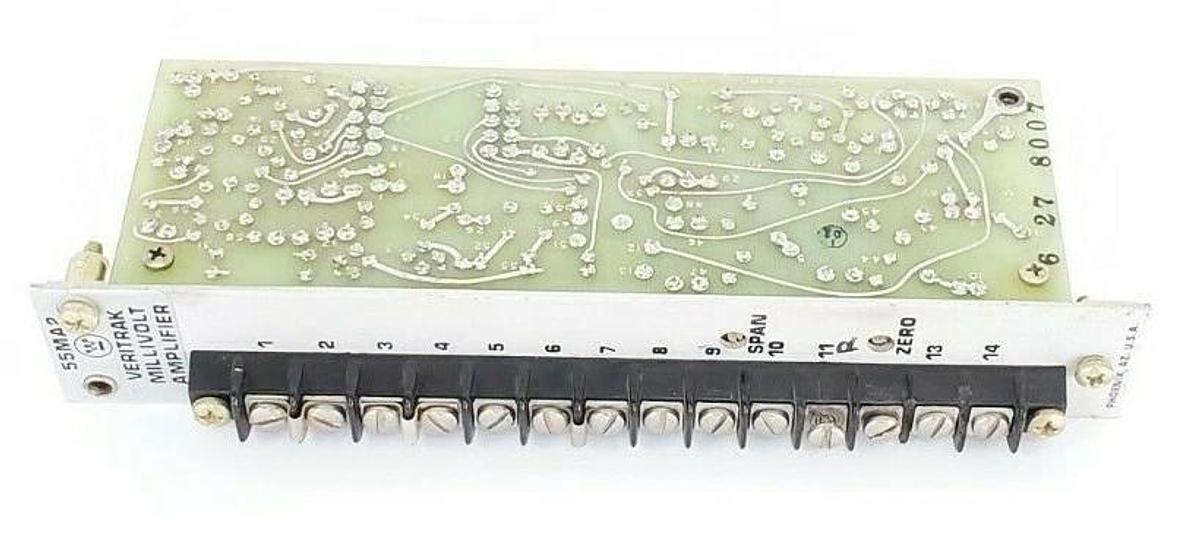 Used WESTINGHOUSE 55MA2 VERITRAK MILLIVOLT AMPLIFIER