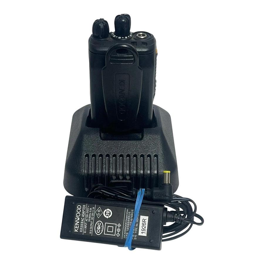 Used Kenwood TK-3360 UHF Radio KSC-25 Charger Base W0H-0010 Adapter Bundle