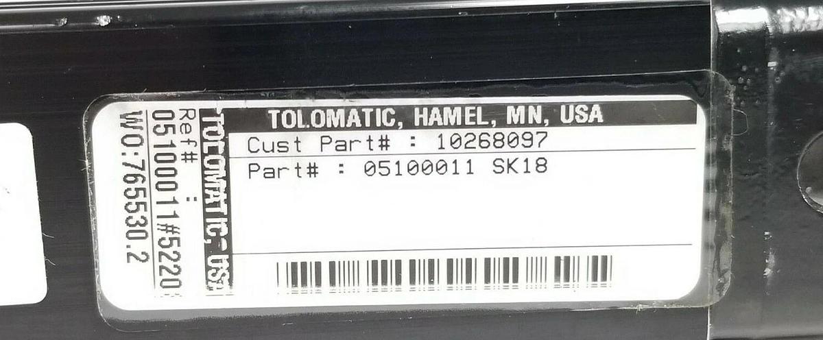 NEW TOL-O-MATIC 05100011 SK18 CYLINDER 10268097 26'' IN. OAL W/ 4-3/4'' SLIDE