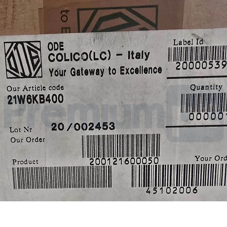 ODE STASTO 21W6KB400-BDA08024CS 2/2-Way Solenoid Valve Kit NC 1-1/2" Brass 24VDC