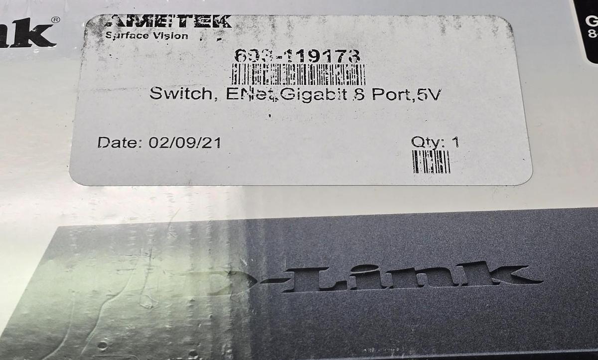 Used AMETEK Surface Vision 580-118068 Kit TrendNet TEG-S 8-Port Gigabit ENet Switch