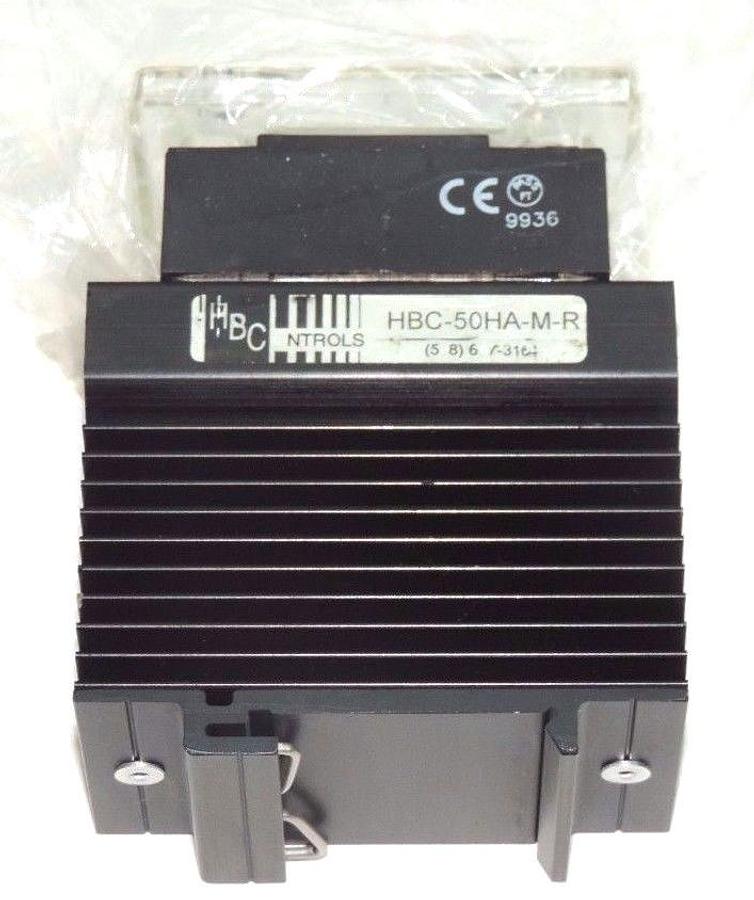 Used NEW CRYDOM HA4850 SOLID STATE RELAY & HBC CONTROLS HBC-50HA-M-R HEAT EXCHANGE