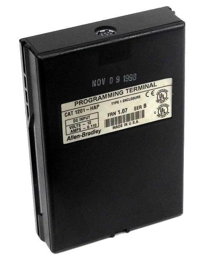 Used ALLEN BRADLEY 1201-HAP PROGRAMMING TERMINAL FRN 1.07, SER. B, 1201HAP