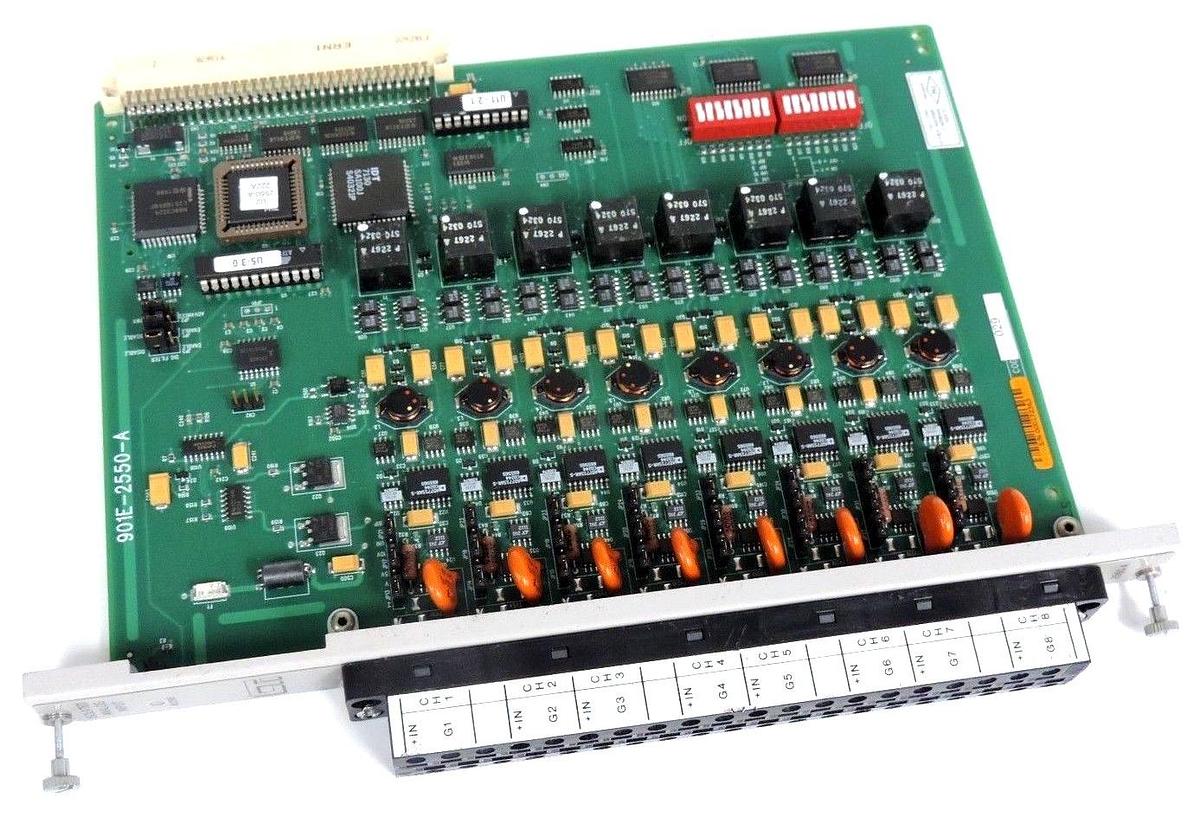 Used CONTROL TECHNOLOGY 901E-2550-A ISOLATED ANOLOG INPUT MODULE 901E2550A