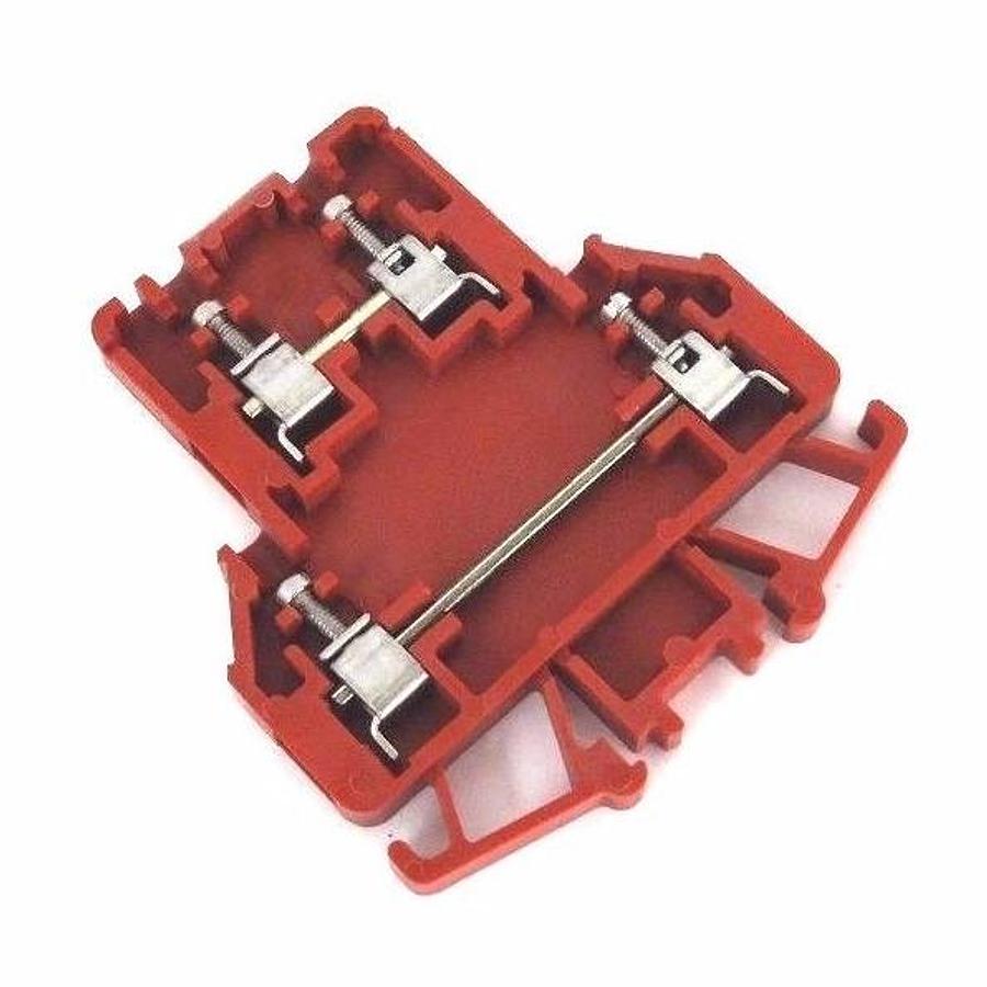Used BOX OF 50 NEW ALLEN BRADLEY 1492-H2RE TERMINAL BLOCKS SER B RED 1492H2RE
