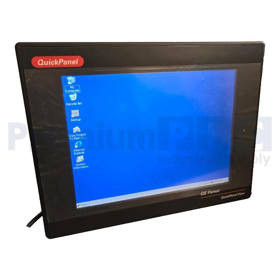 Refurbished GE Fanuc IC754VSI12CTD-FG QuickPanel View 12" HMI Panel 24VDC ES1221R Reman.