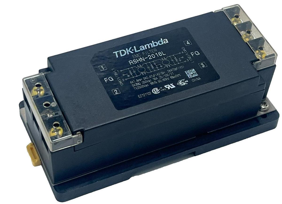 Used TDK-Lambda RSHN-2016L EMC Filter 250V 16A Two-Phase Low Leakage Current