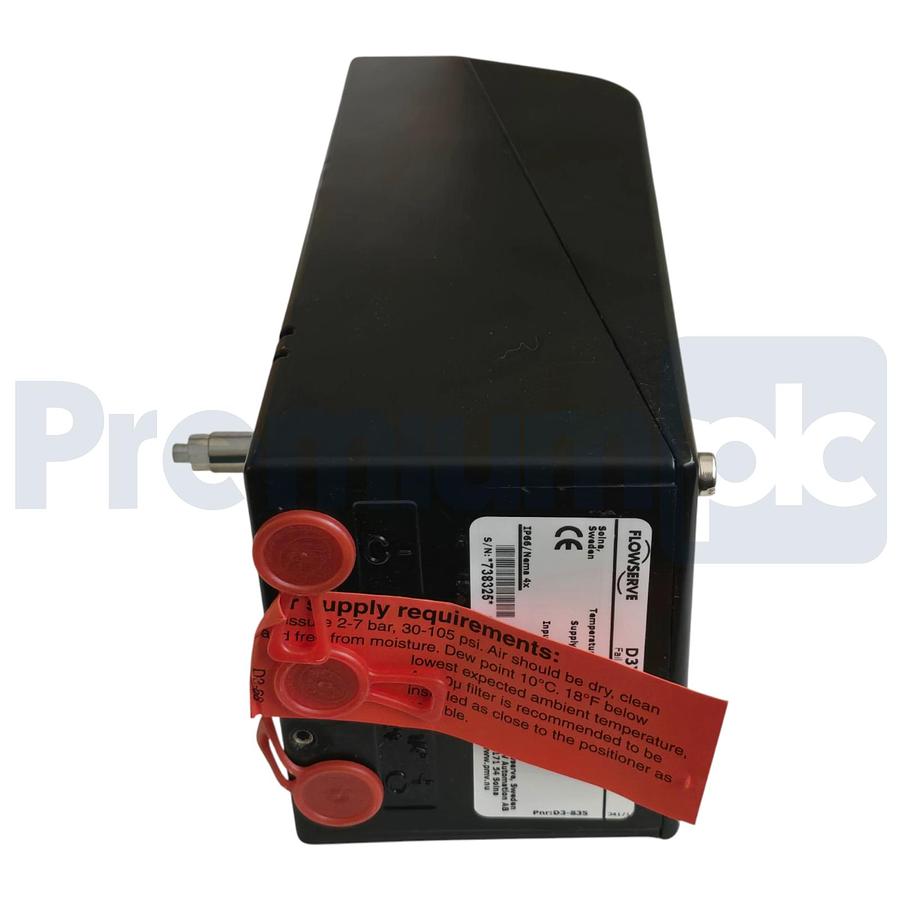 Used FLOWSERVE D3XNU-K23PVA-Z5TM PMV D3 Digital Positioner HART DOUBLE ACTING NSMP
