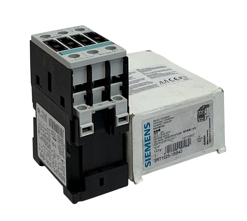 Used SIEMENS 3RT1025-1BB40 / 3RT10251BB40 SIRIUS CONTACTOR 24VDC 7.5kW OEM NSMP