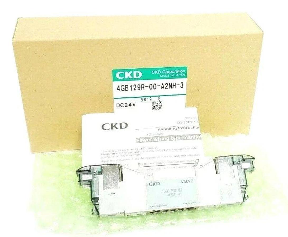 Used NIB CKD 4GB129R-00-A2NH-3 PILOT VALVE DC24V 4GB129R00A2NH3
