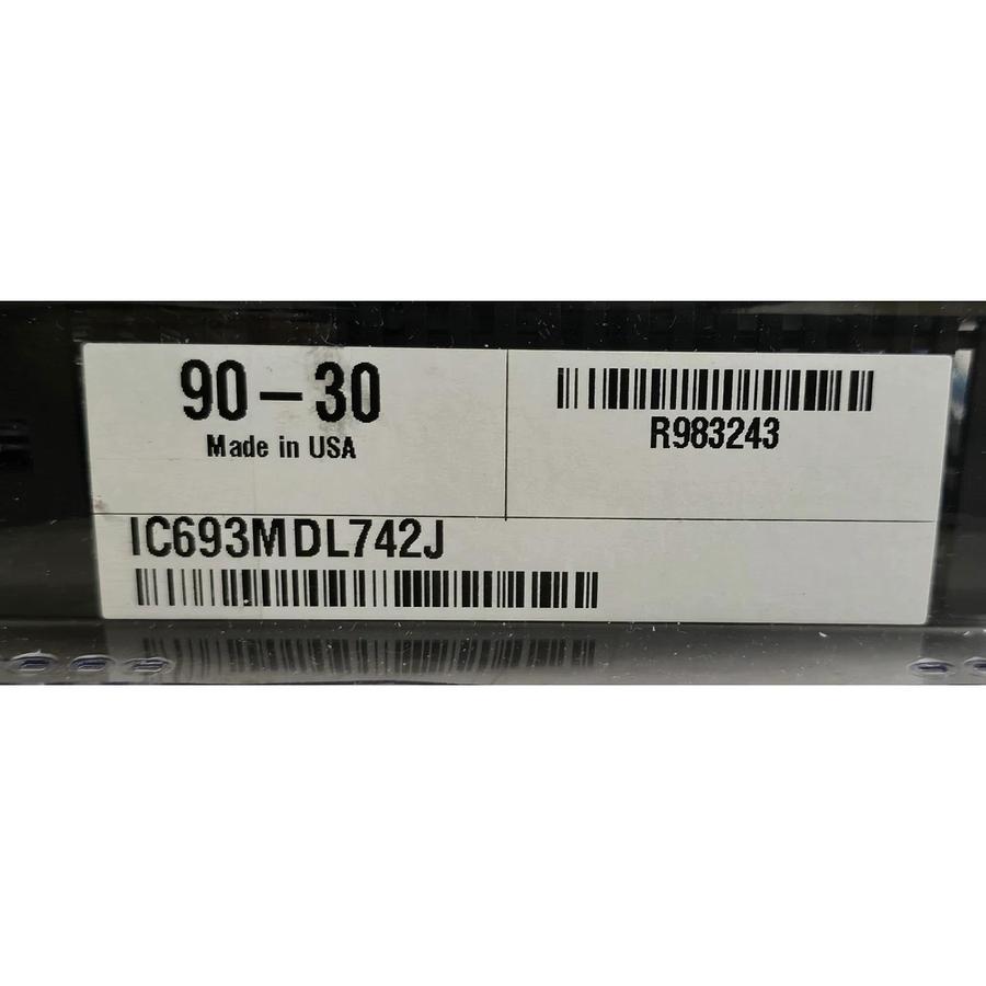 Used GE FANUC IC693MDL742J 90-30 OUTPUT MODULE 12/24VDC 1A 16PT POS IC693MDL742 NSFS