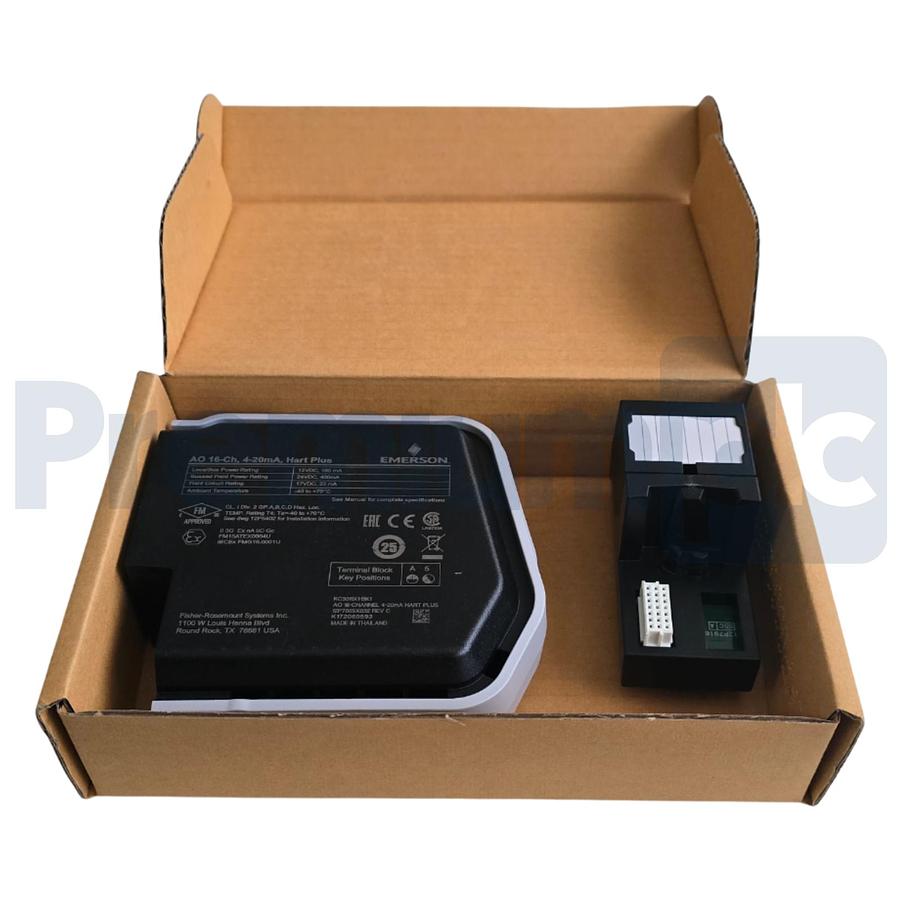 Used Emerson DeltaV SE4055S2B5 AO Plus Card 16CH 4-20mA HART 12P7669X032 KC3011X1-BK1
