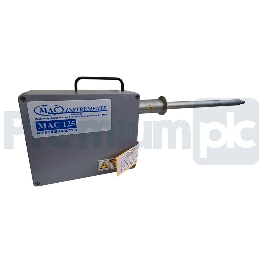 MAC INSTRUMENTS MAC-125 MOISTURE ANALYZER S 0-100% MAC125-100-120V w/CABLES NSNP