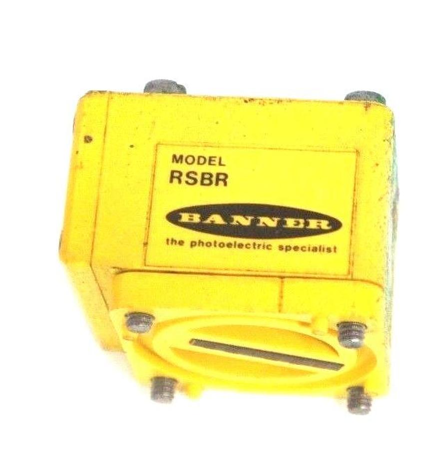 Used LOT OF 2 BANNER RSBR MAXI-BEAM RECEIVERS 25604