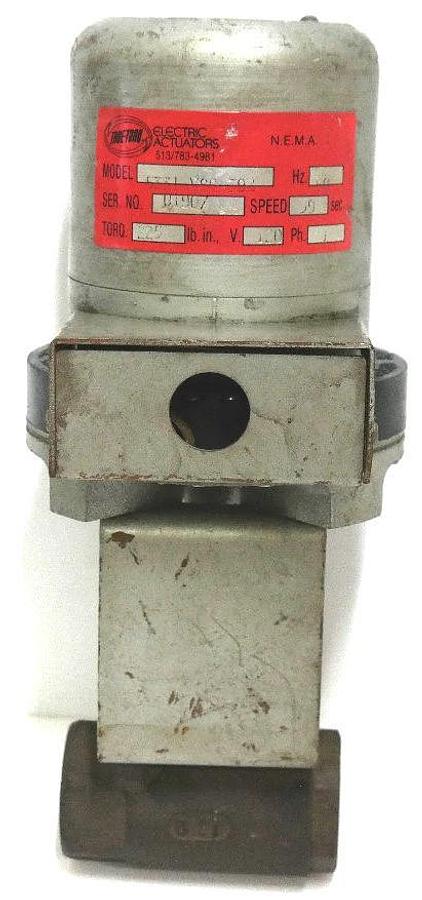Used TRUE-TORQ 5331-V8Q-39B ELECTRIC VALVE ACTUATOR 225LB-IN 120V 1PH
