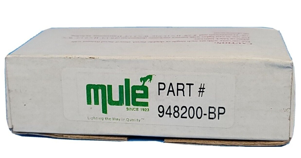 NIB MULE LIGHING INC. 948200-BP FIXTURE EXIT RETROFIT KIT 120VAC 60HZ 1.4W 2PK