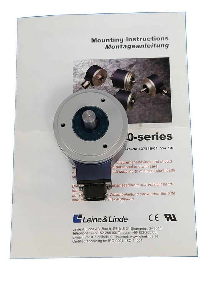 Used NEW LEINE & LINDE 515429-05 ENCODER 5VDC 900ppr 51542905