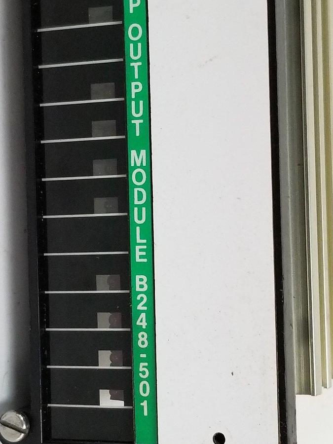 Used GOULD MODICON AS-B248-501 OUTPUT MODULE 10-60VDC, 2.5A, B248-501