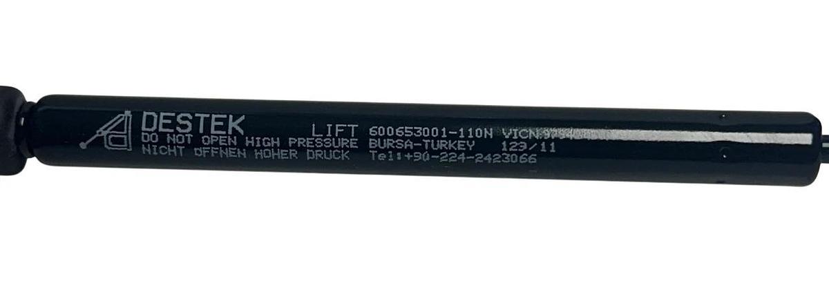 DESTEK 600653001-110N / 600653001110N GAS SPRING SHOCK ABSORBER BLACK NSNP