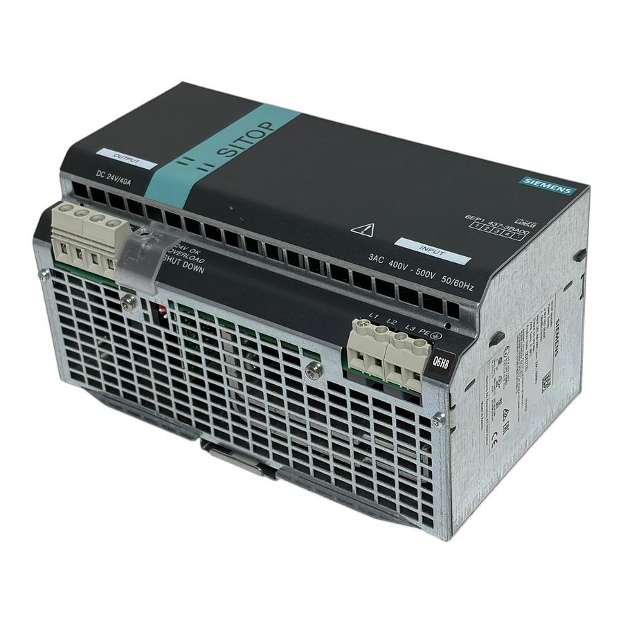Used Siemens 6EP1437-3BA00 SITOP Modular 40 Power Supply 24V 40A 3-Phase New Surplus