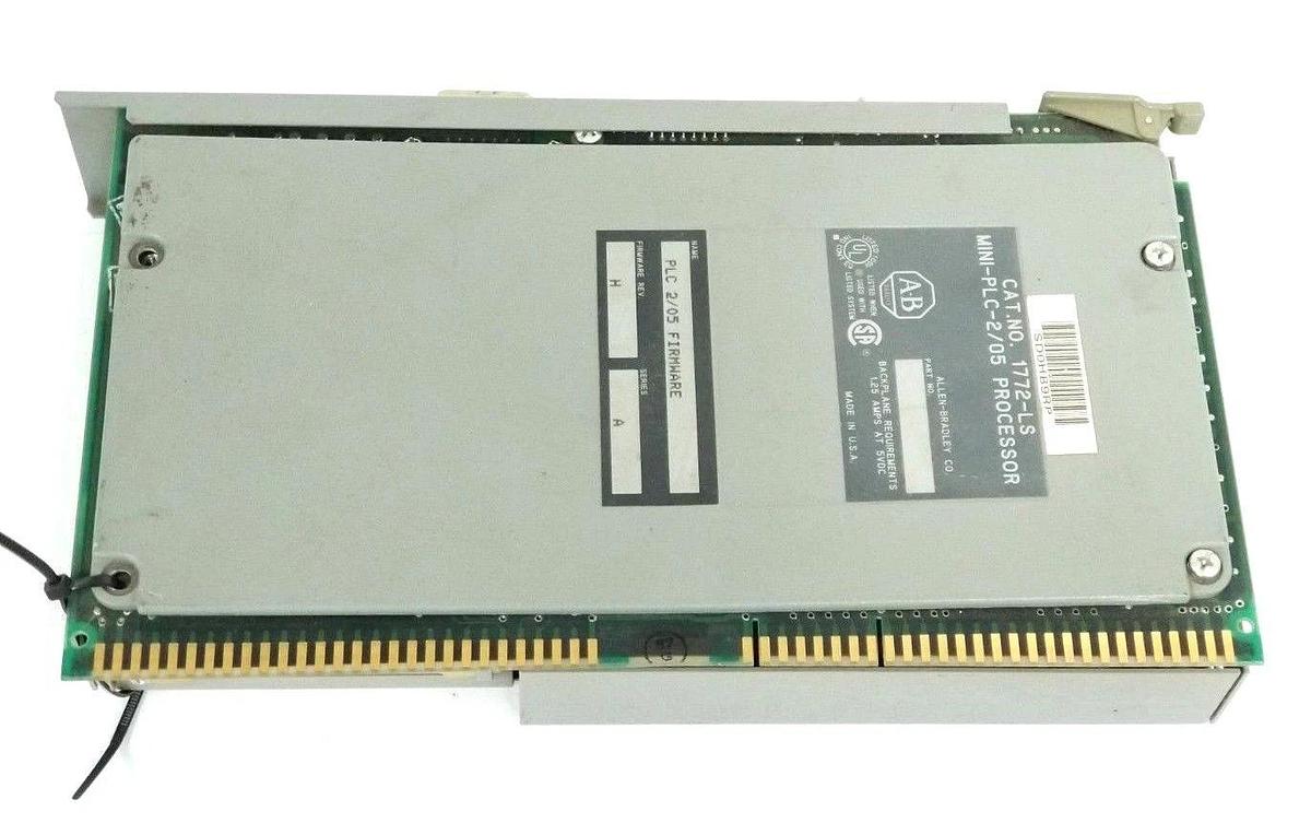 Used ALLEN BRADLEY 1772-LS PROCESSOR MODULE F/W REV: H SER. A, MINI-PLC-2/05