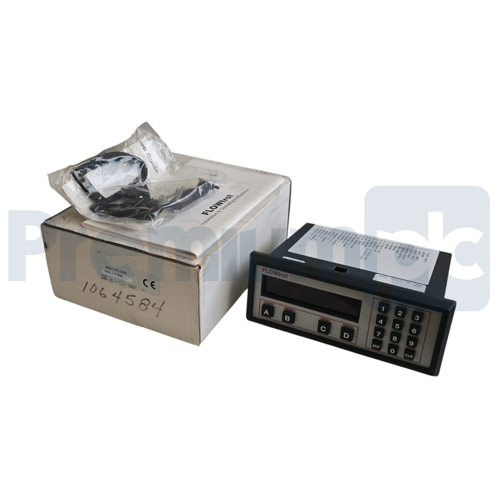 Used KEP Kessler-Ellis MS111FLO8A | FLO8A FLOWtrol Batch Controller 8-Digit 110V NSMP