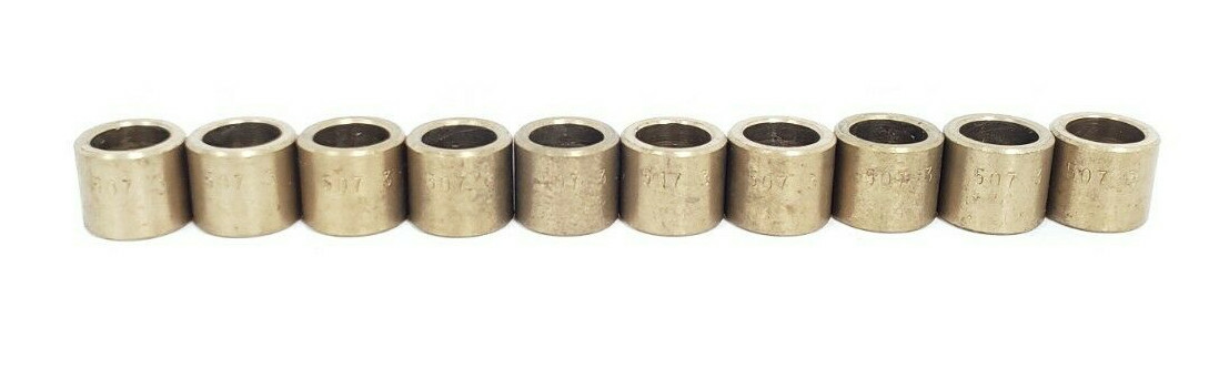 Used LOT OF 10 NEW OILITE CB 507-3 BRONZE BUSHINGS / BEARING SLEEVE SPACERS 5073