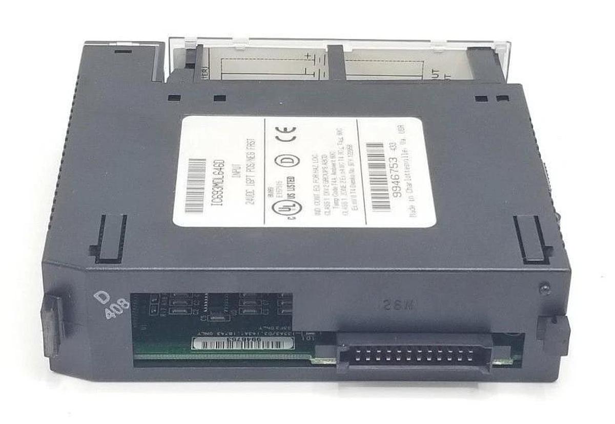 Used GE FANUC IC693MDL646D INPUT MODULE 24VDC, 16PT, IC693MDL646