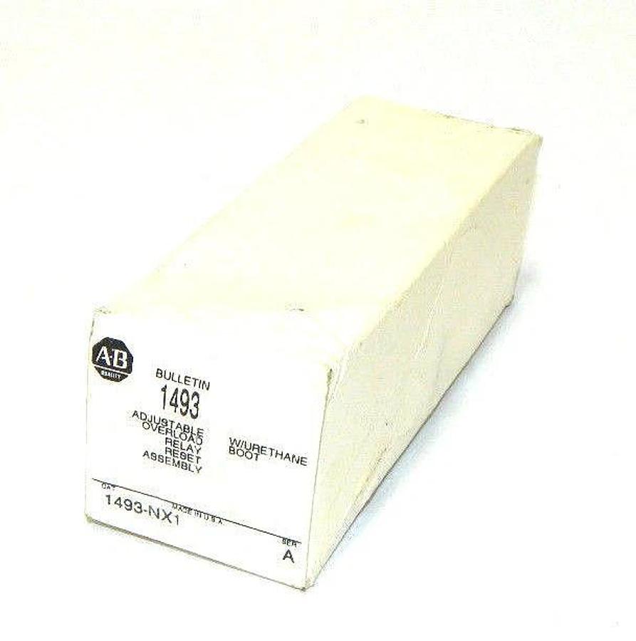 Used NEW ALLEN BRADLEY 1493-NX1 SER. A, OVERLOAD RELAY RESET ASSEMBLY 1493NX1A