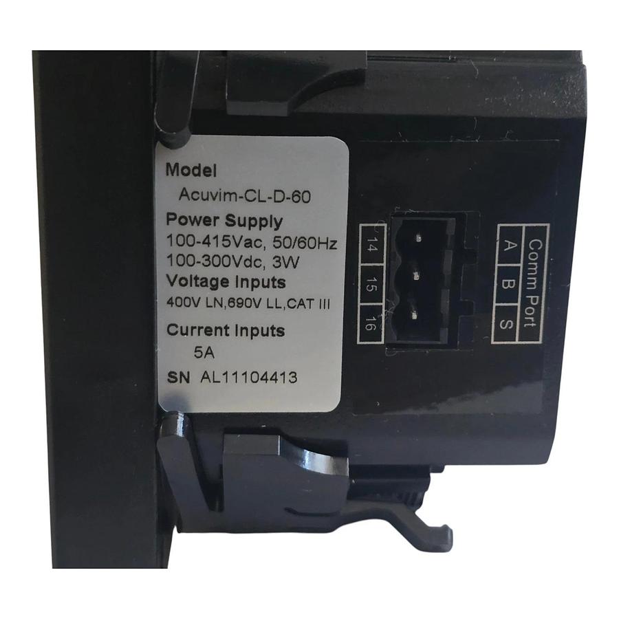Accuenergy Acuvim-CL-D-60 Multifunction Power & Energy Meter 5A RS485 Modbus NEW