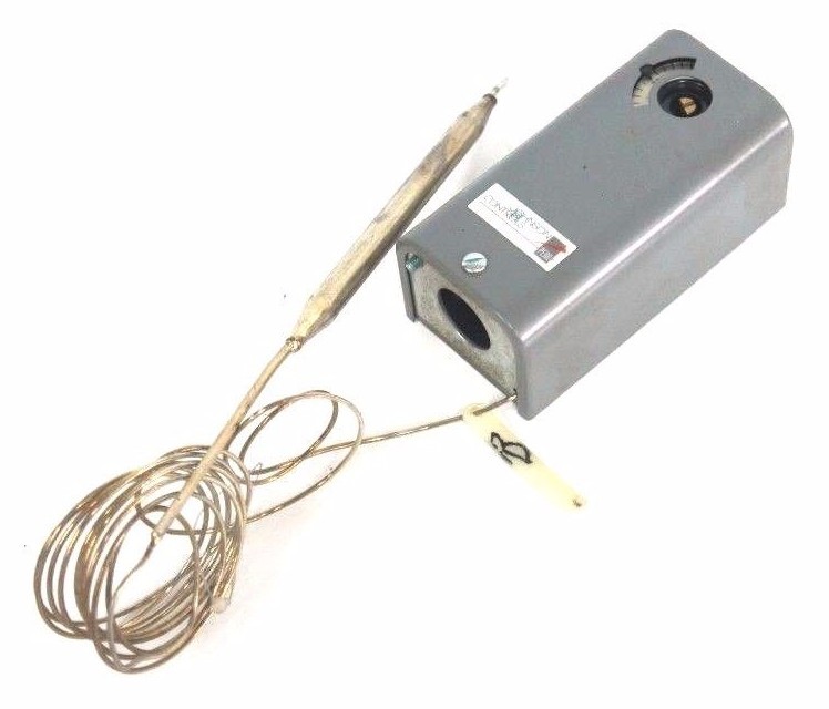 Used NIB JOHNSON CONTROLS A19AAF-21C TEMPERATURE CONTROL 40-90 DEG F, A19AAF21C