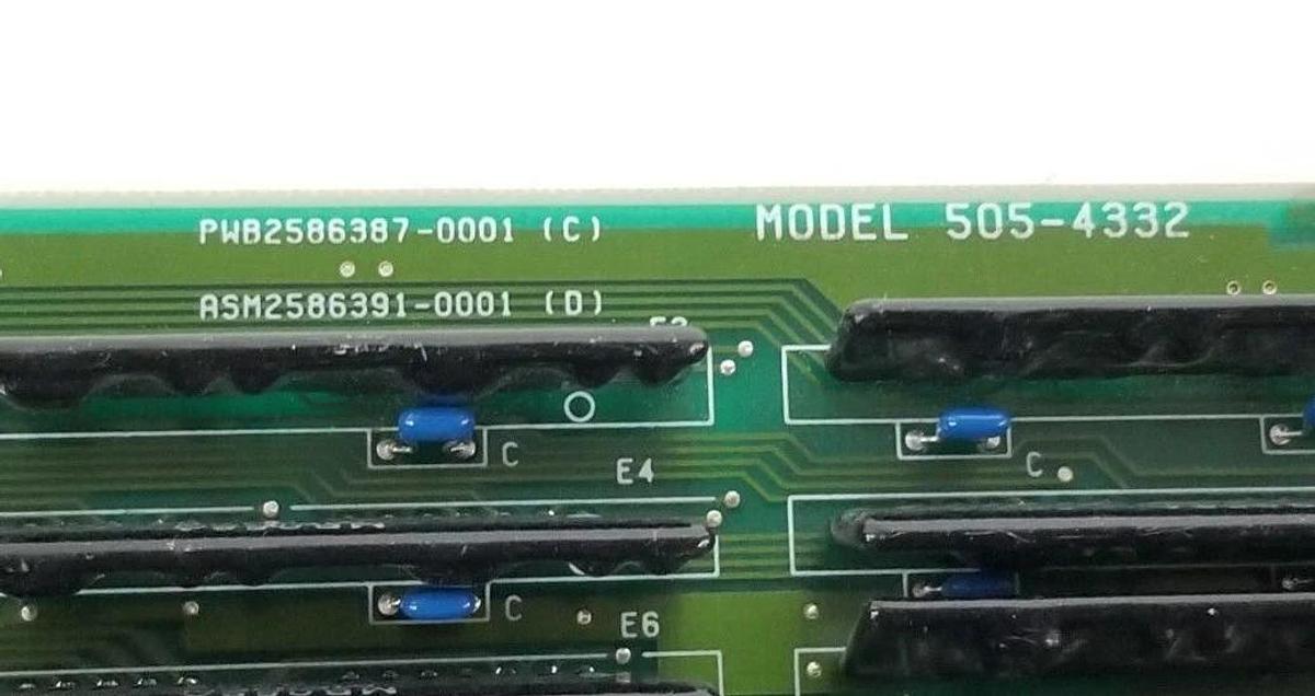 Used SIEMENS 505-4332 INPUT MODULE PWB2586387-0001 C ASM2586391-0001 D MD24A31092