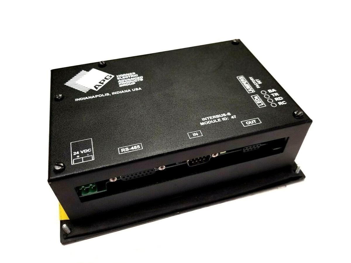 Used NEW HORNER ELECTRIC HE190IBSRMUB REMOTE MESSAGE UNIT 24VDC RS-485