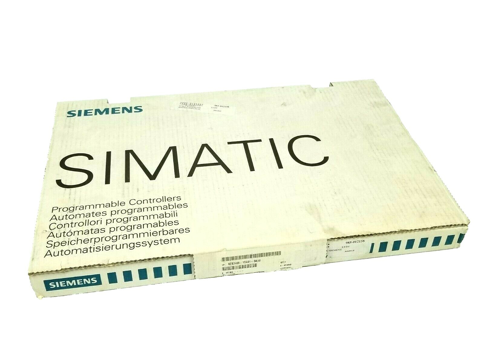 Used SIEMENS 6ES7403-1TA01-0AA0 SIMATIC S7-400 RACK ER1 18-SLOTS 6ES74031TA010AA0 NIB