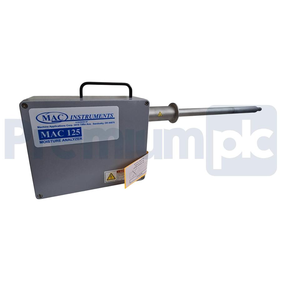 Used MAC INSTRUMENTS MAC-125 MOISTURE ANALYZER S 0-100% MAC125-100-120V w/CABLES NSNP