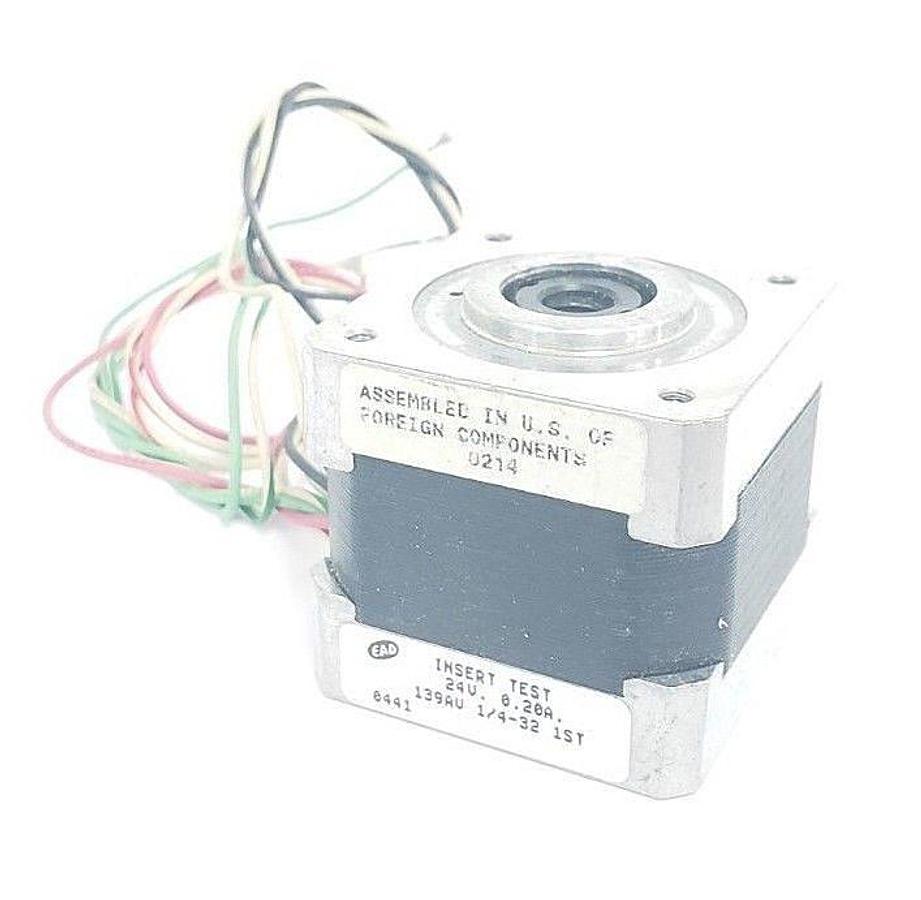 Used EAD 0441 STEPPING MOTOR 24V. 0.2A, 139AV 1/4-32 1ST