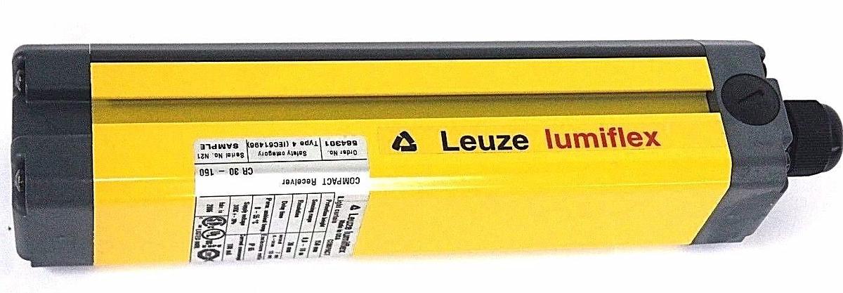 Used LEUZE LUMIFLEX CR30-150 COMPACT RECEIVER LIGHT CURTAIN CR30150
