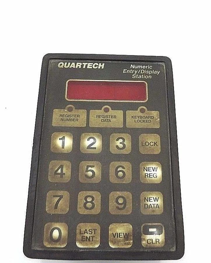 Used QUARTECH 8330 GMX NUMERIC ENTRY / DISPLAY STATION 080698A