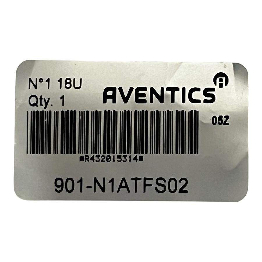 Used Aventics 901-N1ATFS02 Manifold Block Accessory Pneumatic Base Component NSMP