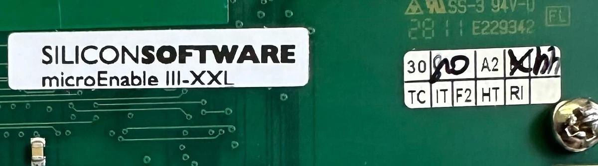 NEW SILICON SOFTWARE microEnable III-XXL / IIIXXL 2-PORT FRAME GRABBER Rev. 4.1