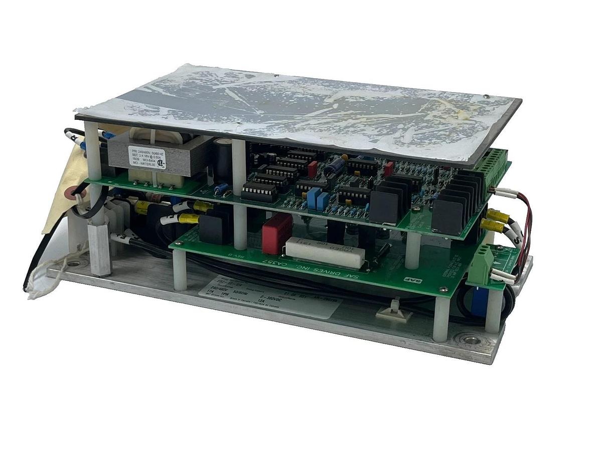 Used SAF DRIVES FS2-12-2/4 Motor Drive | 240/480VAC 1-Phase | 12A Output 0-340VDC