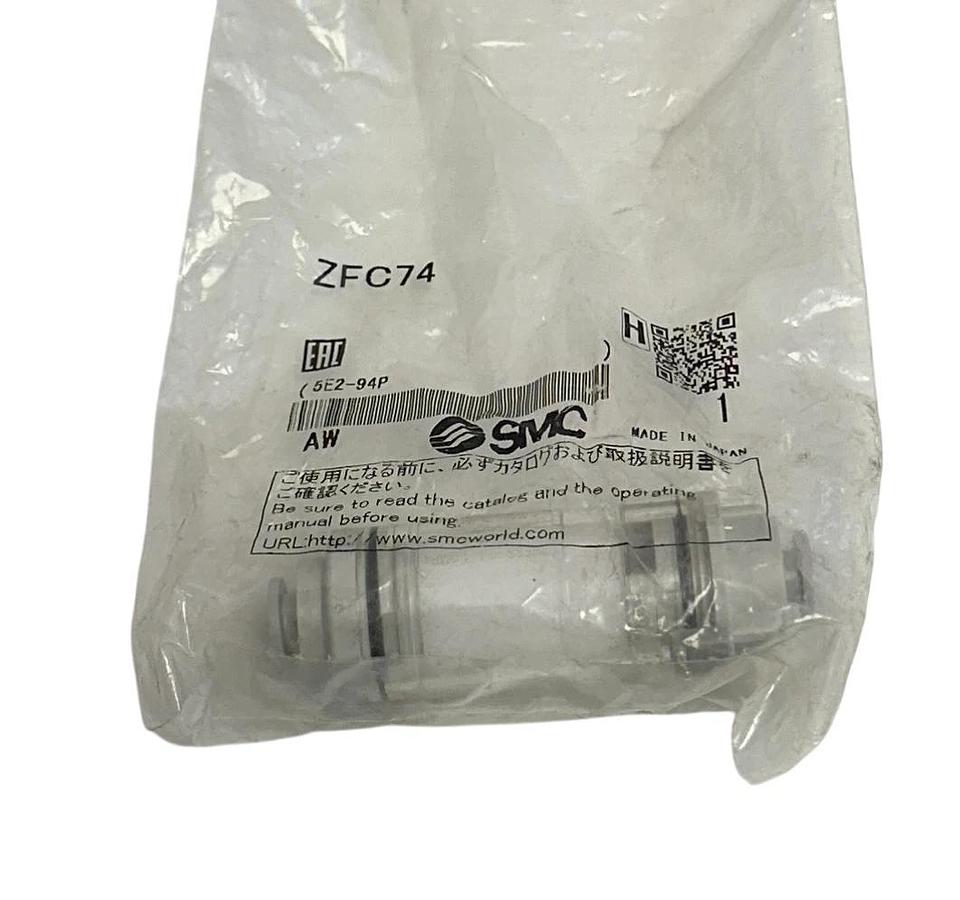 Used 15 SMC ZFC74 / ZFC77 INLINE AIR FILTERS ZFC SERIES ONE-TOUCH FITTING NSFS