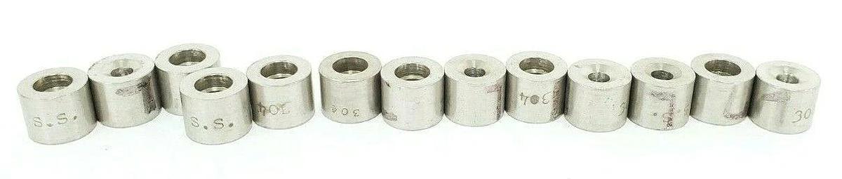 Used LOT OF 13 LAPP W-46644 VALVE SEATS FOR LS-10 PULSAFEEDER 304SS W46644