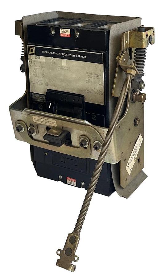 Used SQUARE D LAL36350 THERMAL-MAGNETIC CIRCUIT BREAKER 350A W/ 9422RR1 /B MECHANISM