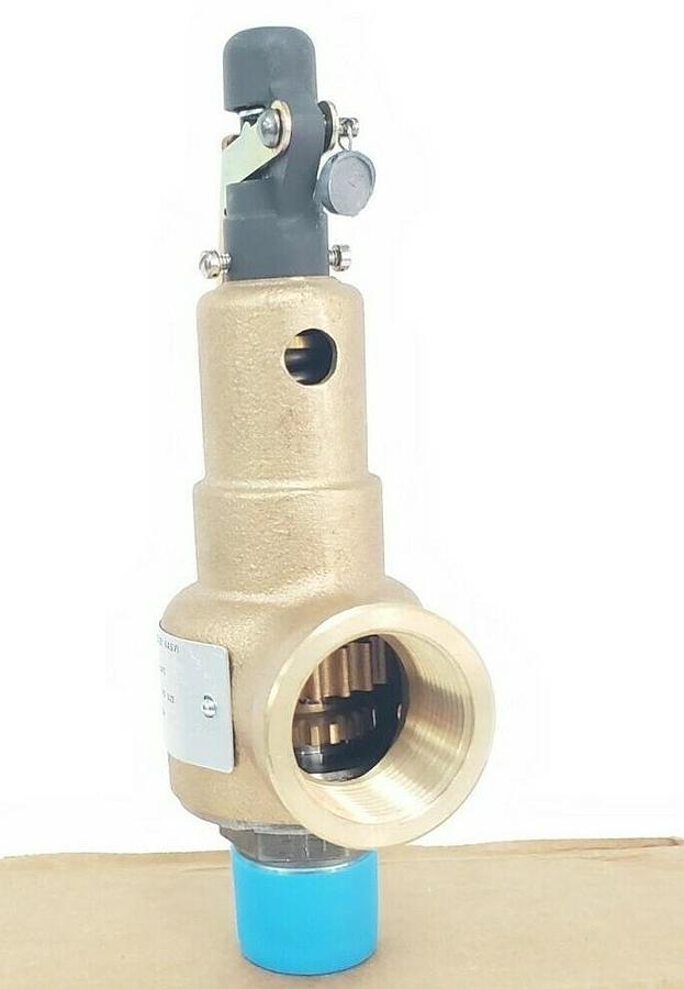Used NIB KUNKLE 6030FEM01-LM SAFETY RELIEF VALVE, 45PSI, 6030FEM01-LM-0045, 1"