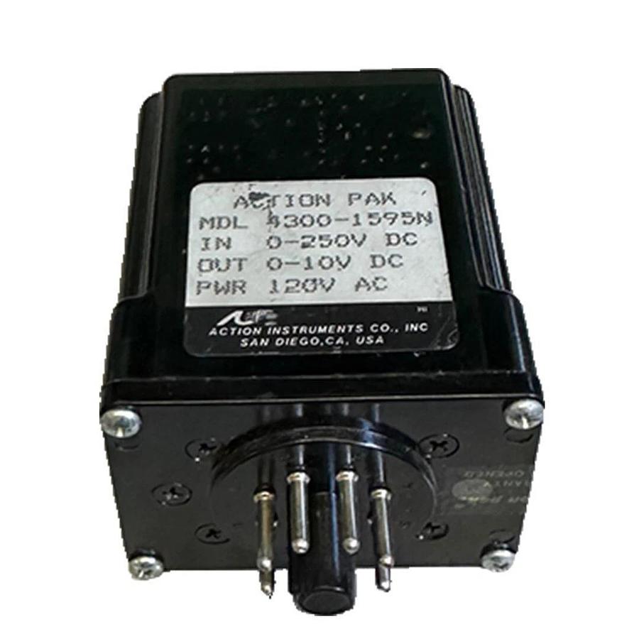 Used ACTION INSTRUMENTS 4300-1595N / 43001595N ACTION PAK RELAY 0-250VDC 120Vac