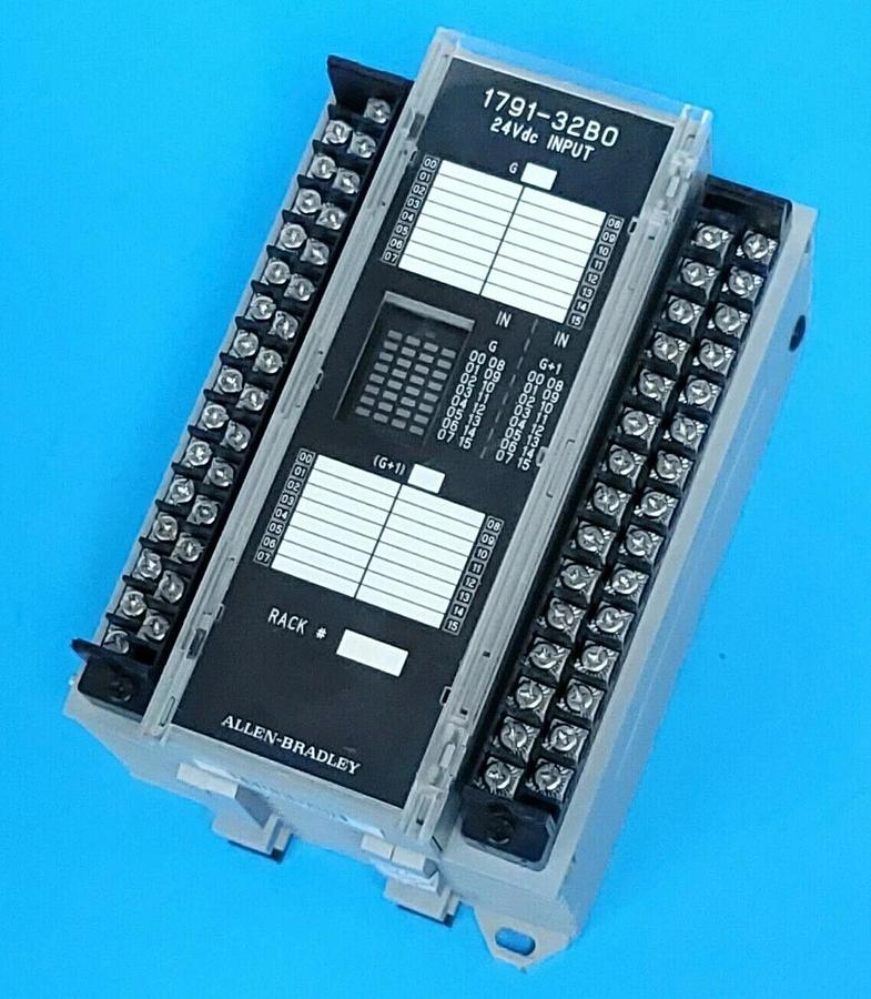 Used ALLEN BRADLEY 1791-32B0 I/O BLOCK 179132B0 24VDC INPUT SER. B